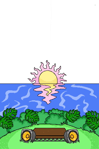 beach stage background