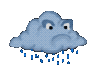 Raining cloud monster