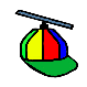Helicopter hat powerup